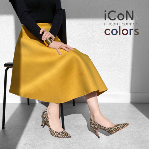 Basic Item Sale10% Off：2024Aw：icon Colors：ポインテッドトゥ スエード パンプス（C76532）レオパードS パンプス