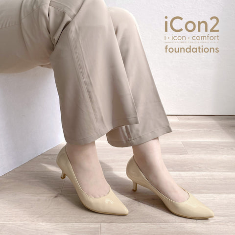 iCon2 Foundations 2024：ポインテッドトゥ パンプス（F5718）メルティペール/mamian（マミアン）