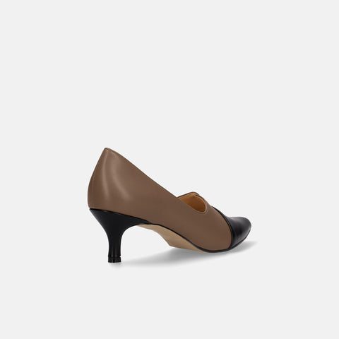 20% OFF: SSBI: Pointed toe switching pumps (5154) Dark beige/C
